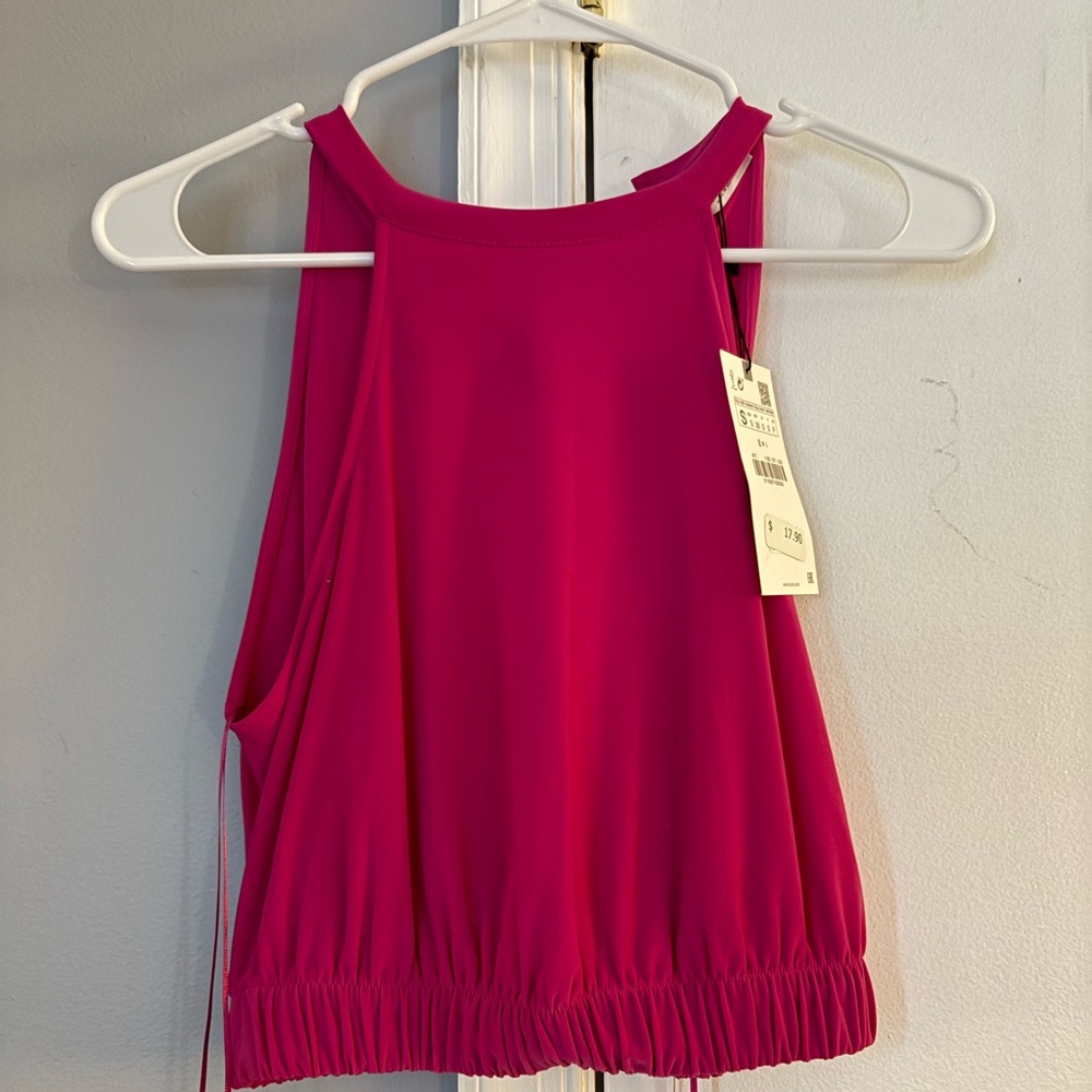 Zara Pink Halter Top